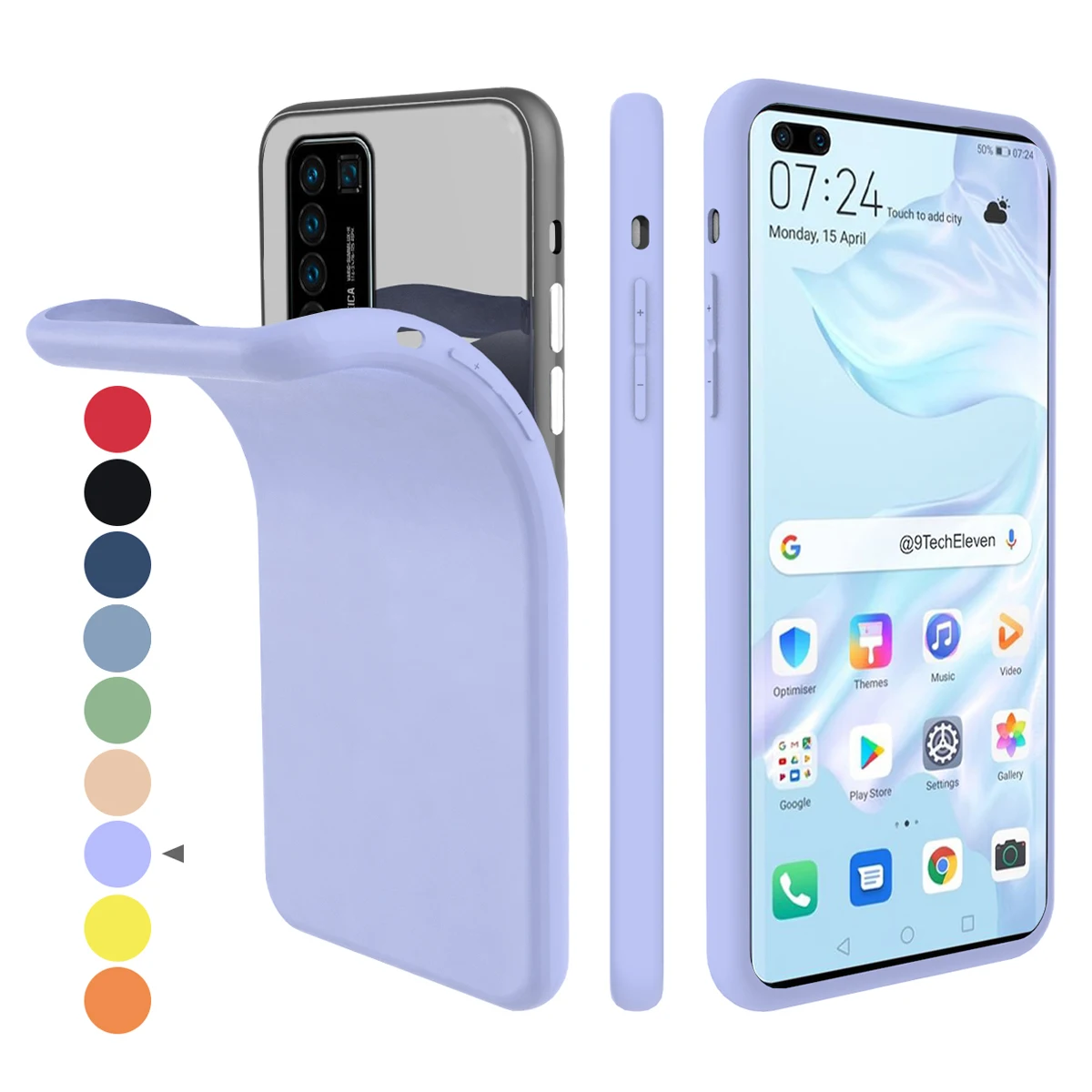 Для Huawei P40 Pro чехол для задней панели тонкий мягкий ТПУ телефона Встроенный