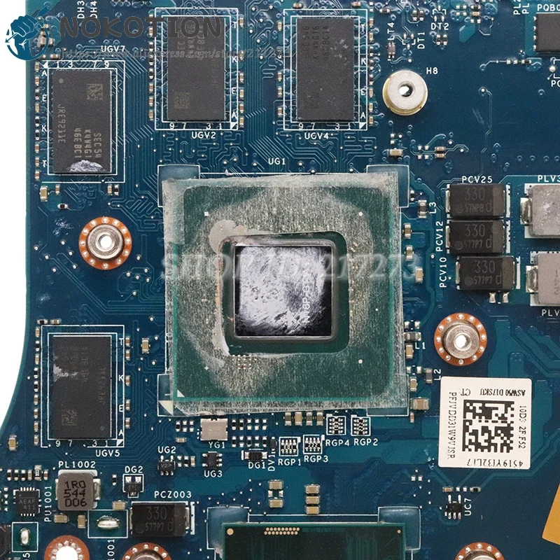 Материнская плата NOKOTION для ноутбука HP Envy 15-AE 15-AE101NF GTX950M GPU SR2EZ I7-6500U CPU ASW50 LA-C503P 829900-601