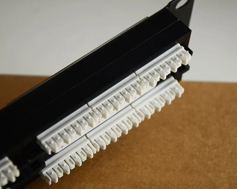 19in 1U шкаф стойка UTP 24 порта CAT6 патч-панель RJ45 сетевой кабель адаптер неэкранированный модульный Keystone Jack распределительная рамка