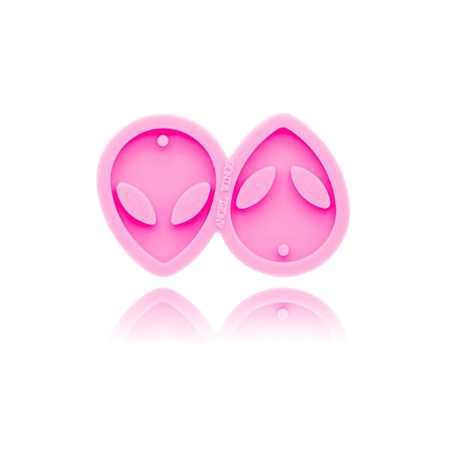 

Alien Earring Earrings Key Chain Epoxy Resin Fondant Silicone Mold for DIY Pastry Cupcake Dessert Decoration Kitchenware Baking