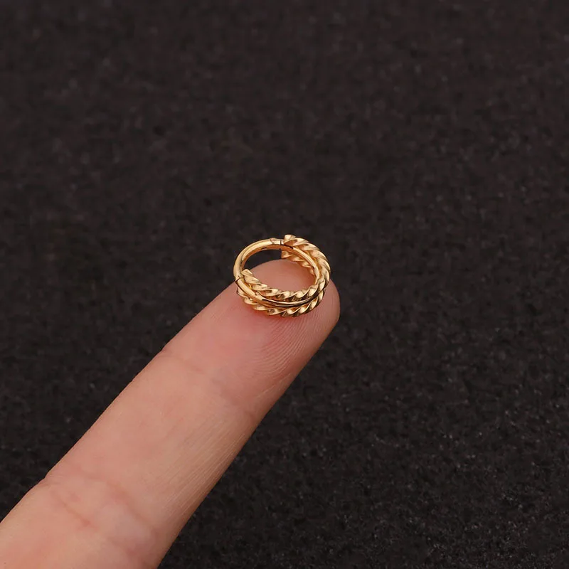 1 шт. простые закрученные круглые серьги гвоздики классические геометрические из