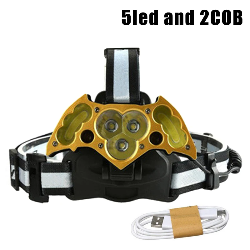 

Aluminum Alloy LED Head Lights Strong Light Outdoor Fishing Hunting Head Wear Lamp WHShopping