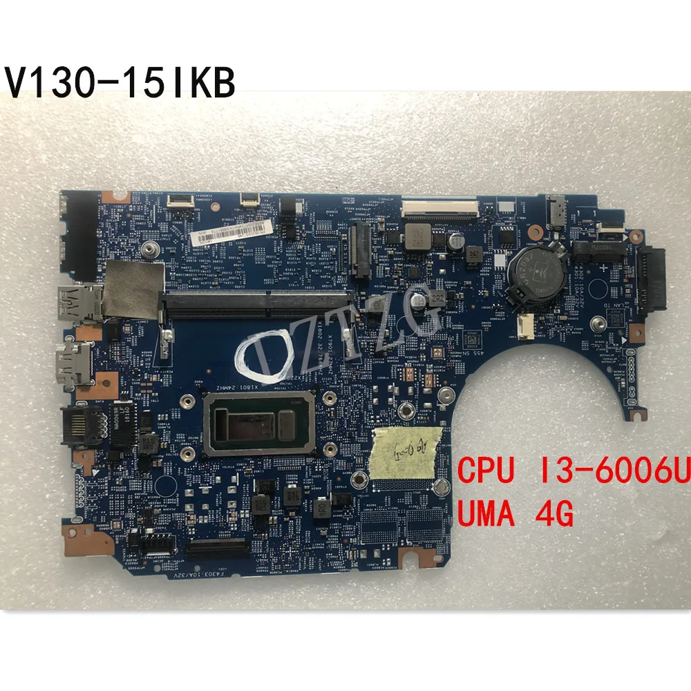 

Для оригинального ноутбука Lenovo V130-15IKB материнская плата с процессором I3-6006U 4G UMA FRU 5B20S57246