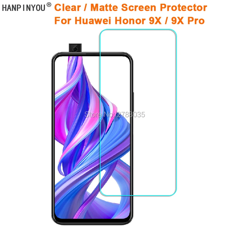 

For Huawei Honor 9X / 9X Pro 6.59" Clear Glossy /Anti-Glare Matte Screen Protector Protective Film Guard (Not Tempered Glass)