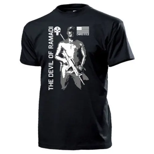 Дьявола Рамади CPO Кайл Снайпер футболка с принтом Harajuku изображением якоря