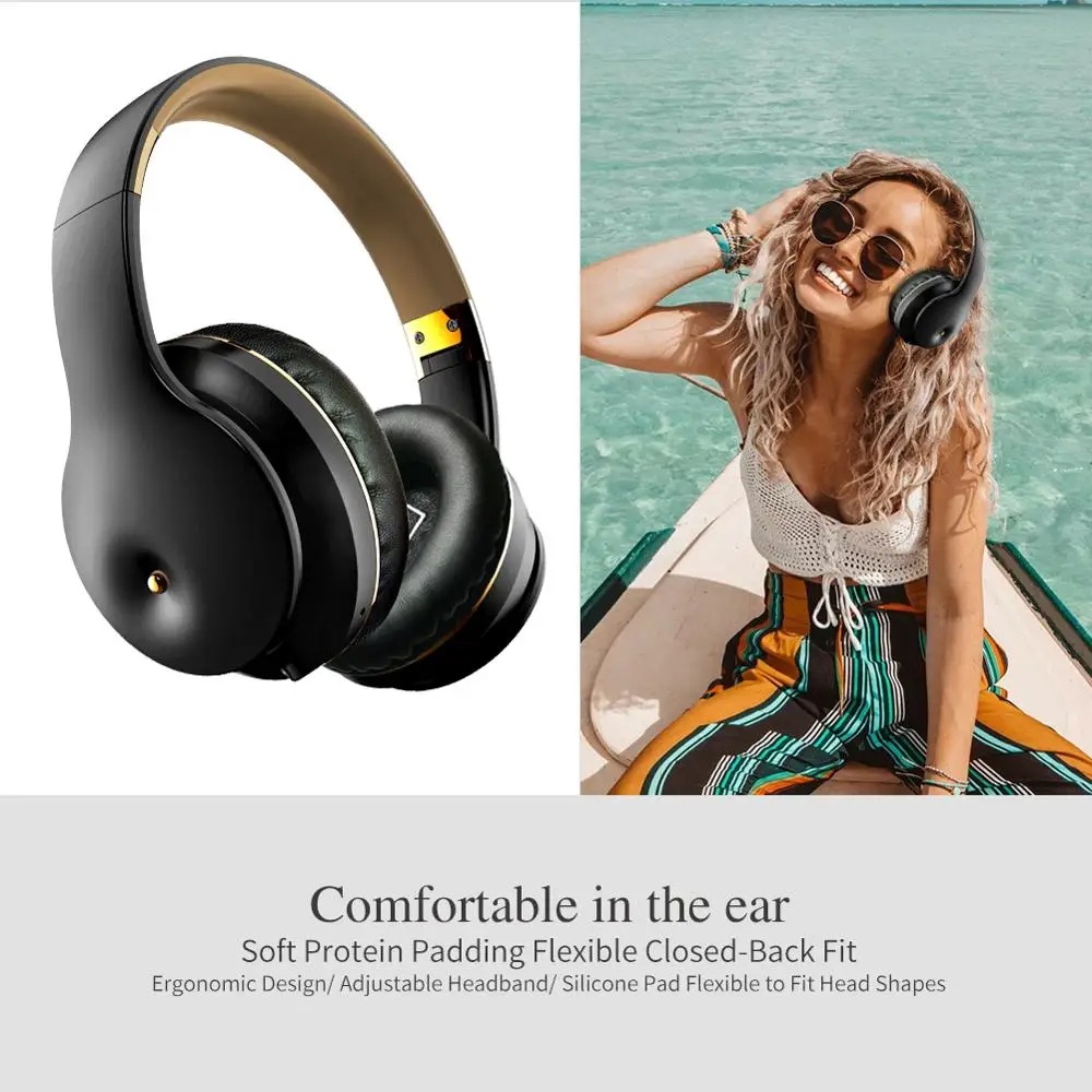 

Wireless Bluetooth 5.0 Headphones Over Ear Headest Graffiti Design Foldable Headphone with Mic Hi-Fi Stereo For phone pc laptop