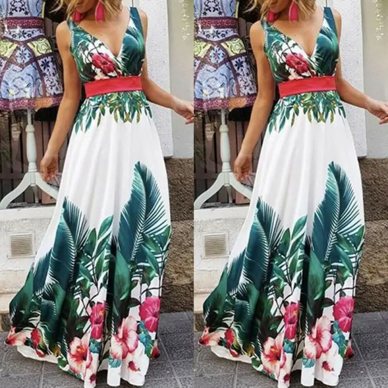 Summer Dress 2019 Women Dresses Ever-Pretty Long Deep V-neck Party Prom Evening Gown christmas dress Girls | Женская одежда
