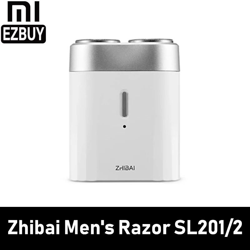 Обновленная Xiaomi mijia zhibay мини бритва Водонепроницаемая бритва для мужчин USB перезаряжаемая бритва портативная бритва с двумя лезвиями триммер sl201
