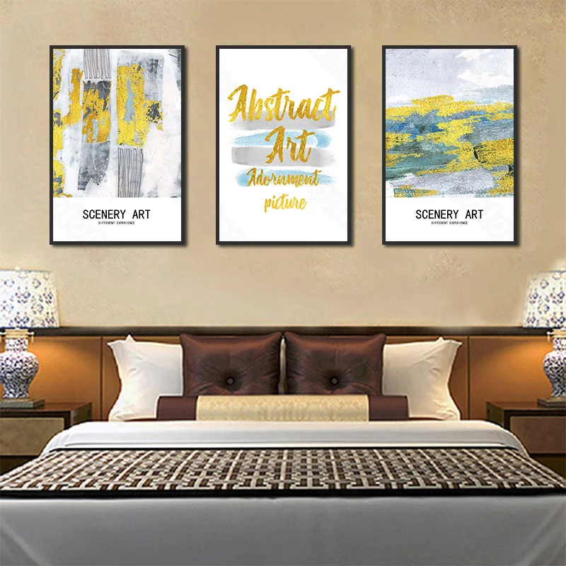 

Still Life Painting English Golden Landscape Light Luxury Simple Style Modern Decorative Painting Entrance Living Room Corridor
