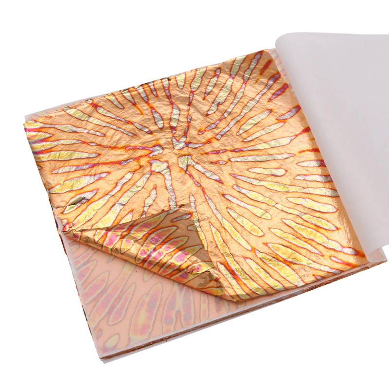 14x14 см разноцветная красная медная фольга Золотые листы в фотоэлементах