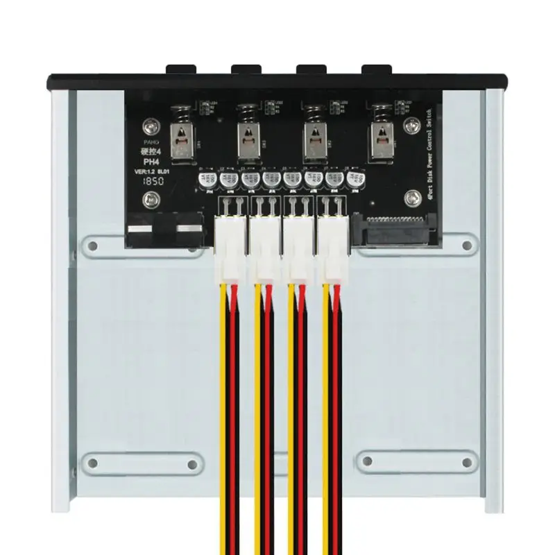 

Intelligent 4/6 Hard Disk Controller Management System Hub HDD SSD Power Switch