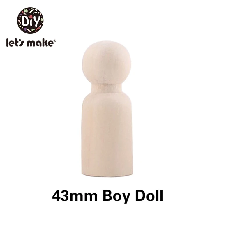 43mm boy 100 шт(35 мм, 43 мм, 55 мм, 65 мм) деревянные колышки для кукол ручной работы DIY деревянная пустая домашняя декоративная кукла для девочек и мальчиков незавершенные мини деревянные куклы - Цвет: 43mm boy
