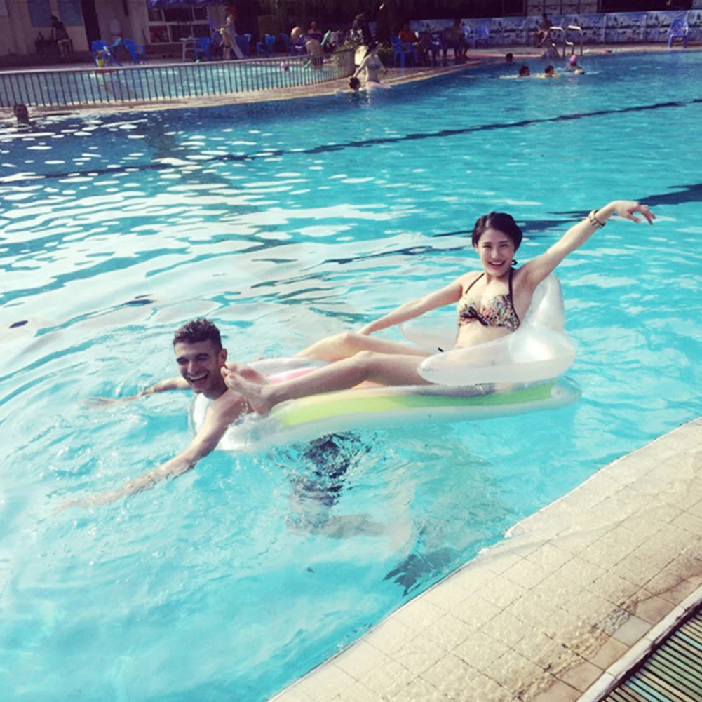 

Inflatable Floating Row Summer Swimming Pool Air Mattress Lounger Water Sport Party Toy Water Hammock Cushion Pad Sleeping Bed