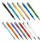 Металлическая шариковая ручка, выдвижная шариковая ручка, разные цвета, гладкое письмо, Прочная гибкая многоразовая ручка с зажимом