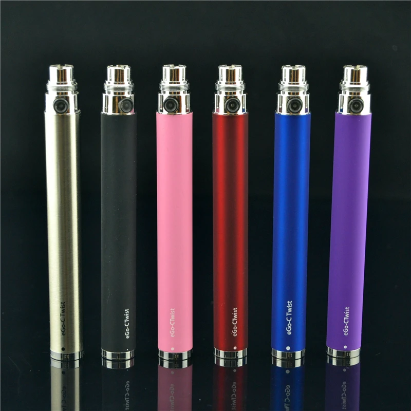 Bilstar eGo-C Twist Аккумулятор 1100mAh переменное напряжение 3,2 V-4,8 V eGo C Twist электронная сигарета для CE4 CE5 Evod T3S Атомайзер