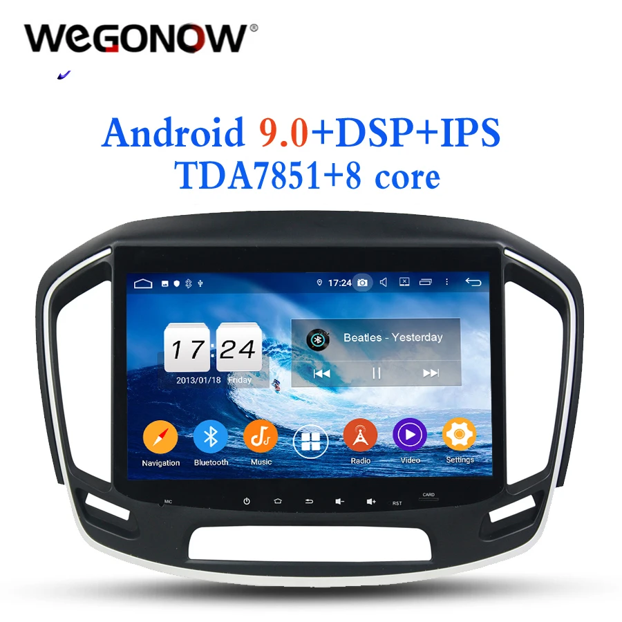 10 1 &quotTDA7851 Android 9 0 для Opel INSIGINA 2014 2015 2016 Восьмиядерный 4 Гб ram автомобильный dvd плеер gps