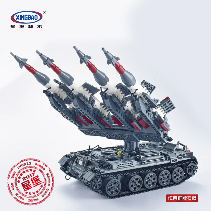 XingBao ракетка военная техника Танк T92 автомобили MOC русская креативная модель