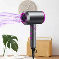 2021 new hair dryer folding portable handle seamless folding household hair dryer strong wind air coldhot air diffuser fast dry
