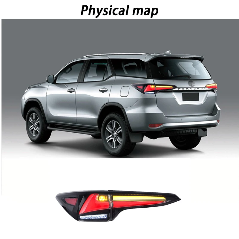 Автомобильный светодиодный задний светильник в сборе для Toyota FORTUNER 2017 2020