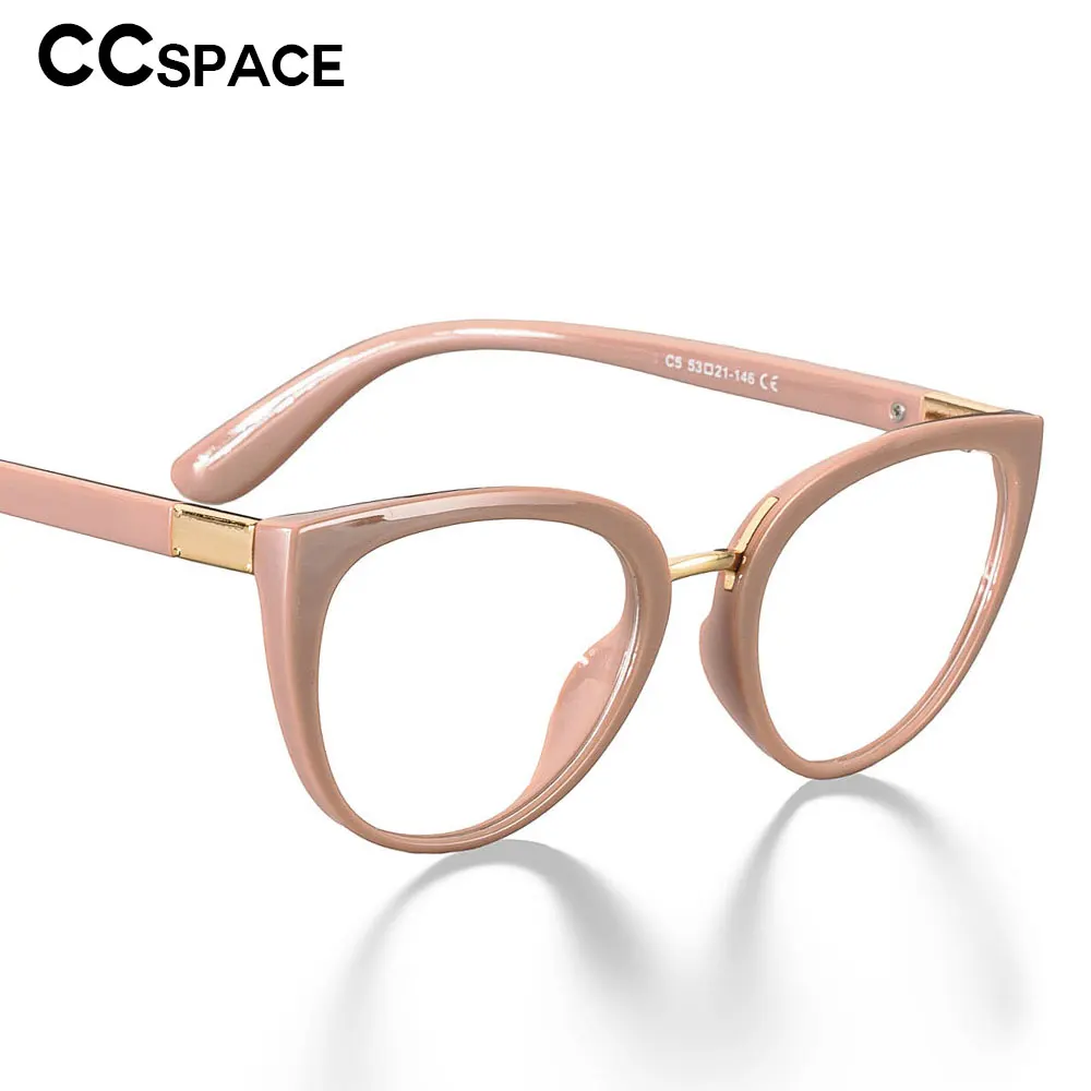 48119 новые очки кошачий глаз пластиковые титановые оправы для очков с заклепками