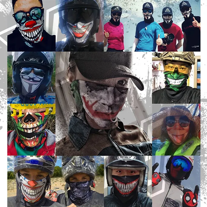 Волшебный шарф пылезащитный ветрозащитный многофункциональный чехол для лица