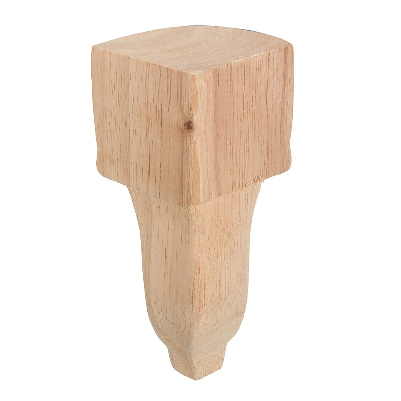 4 шт./лот 12x6 см европейская мебель для ног резная деревянная тумба телевизора