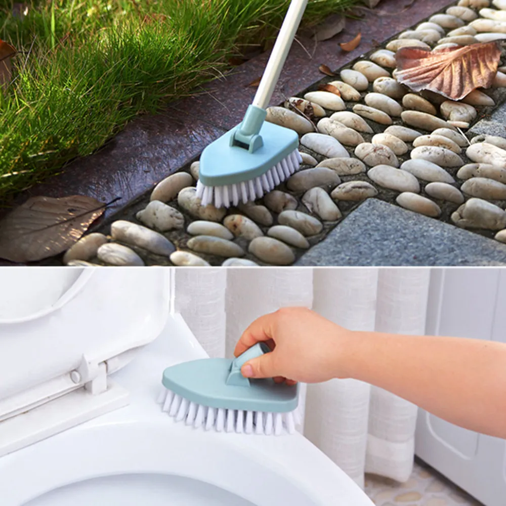 

Extendable Cleaning Brushes Multi-function Long Handle Tub Tile Scrubber Spin Corner Cleaner Toilet Wall Bathtub Floor Washing