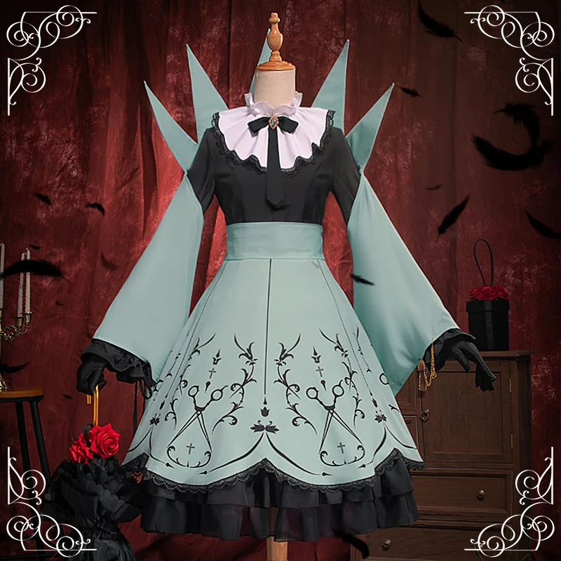 

Identity V Doctor Jack Game Gothic dress Lolita cosplay costume full set for Halloween