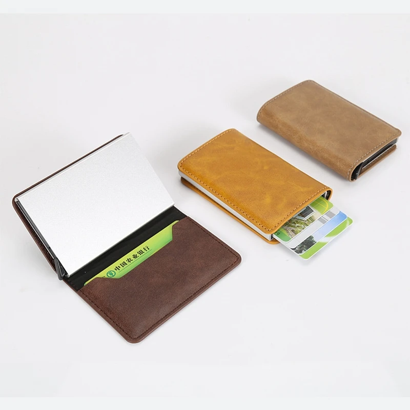 1PCS Aluminum Alloy Credit Card Bag Antimagnetic Bank Women Men ID Wallet Holder | Дом и сад