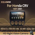 Автомагнитола Tiebro для Honda CRV CR-V 3 1997-2001 2DIN Android автомобильный аудио стерео приемник радио 2Din Android GPS навигация DSP
