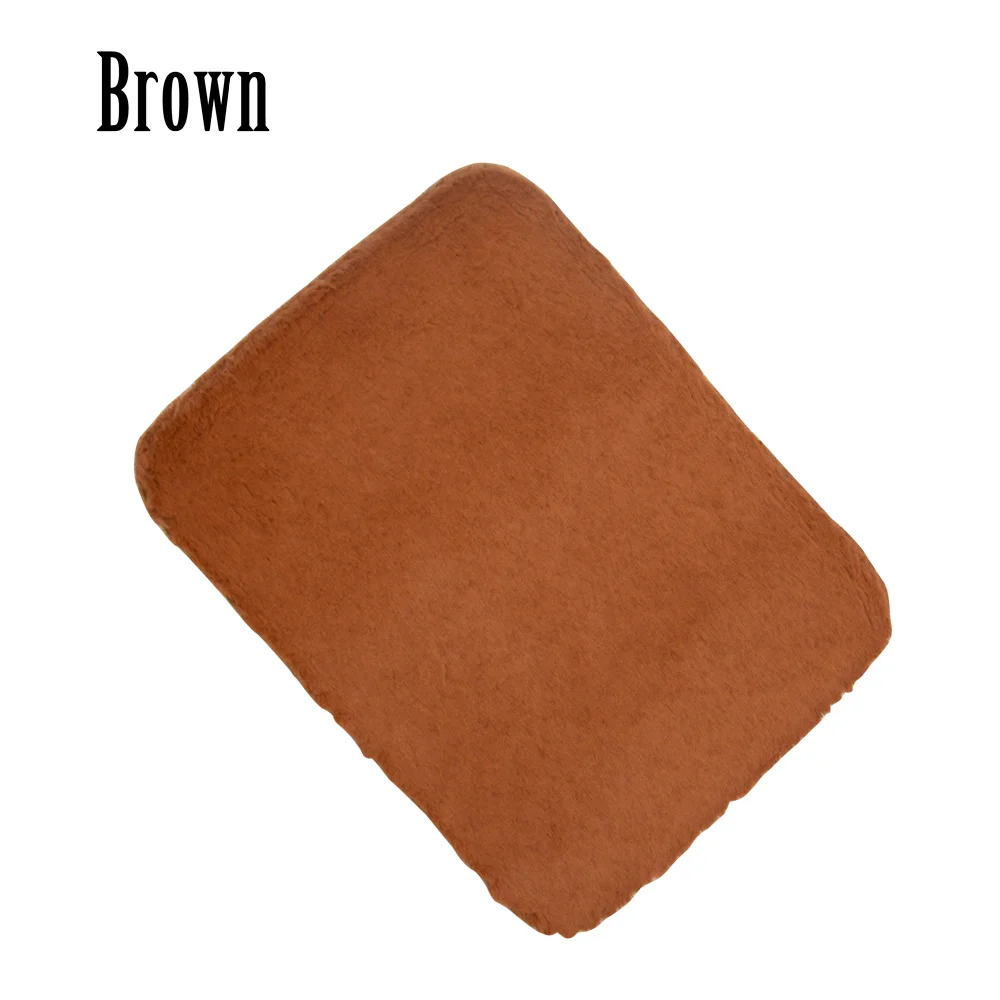 brown TANQU чехол-раскладушка из искусственной кожи с меховым плюшем для O Pocket O Bag с магнитным замком для Obag opoket - Цвет: brown