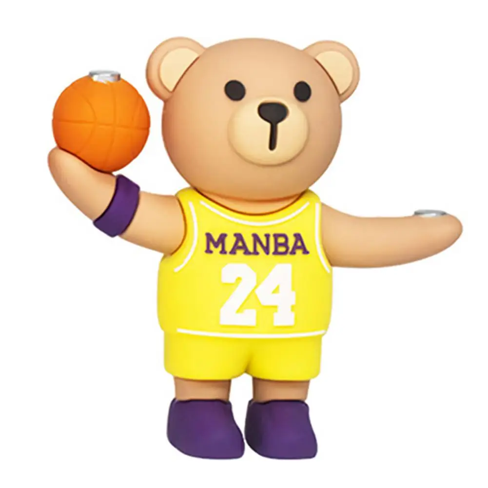 

Wireless Earbuds Holder Earphone Holder Pen Holder Upgraded Anti-Drop Magnetic Cute Basketball Bear Table Decoration Centerp