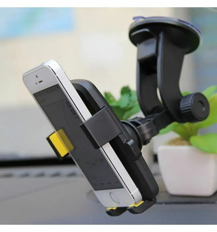 Поворотный Автомобильный держатель для телефона с присоской на ветровое стекло