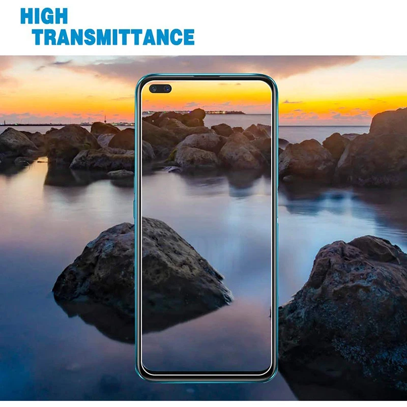 2 шт./лот X50 закаленное стекло для Realme 5G защита экрана 9H защитная пленка | Мобильные