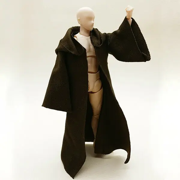 [Только плащ] плащ в масштабе 1:12 с кофейным плащом ДЛЯ Bandai SHF figma мужская кукла (без