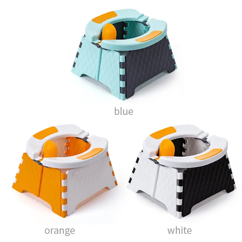 

Portable Mobile Baby Folding Toilet Seat Potty Training Seat No-clean Children's Potty Urinal Indoor And Outdoor Toilet Seat