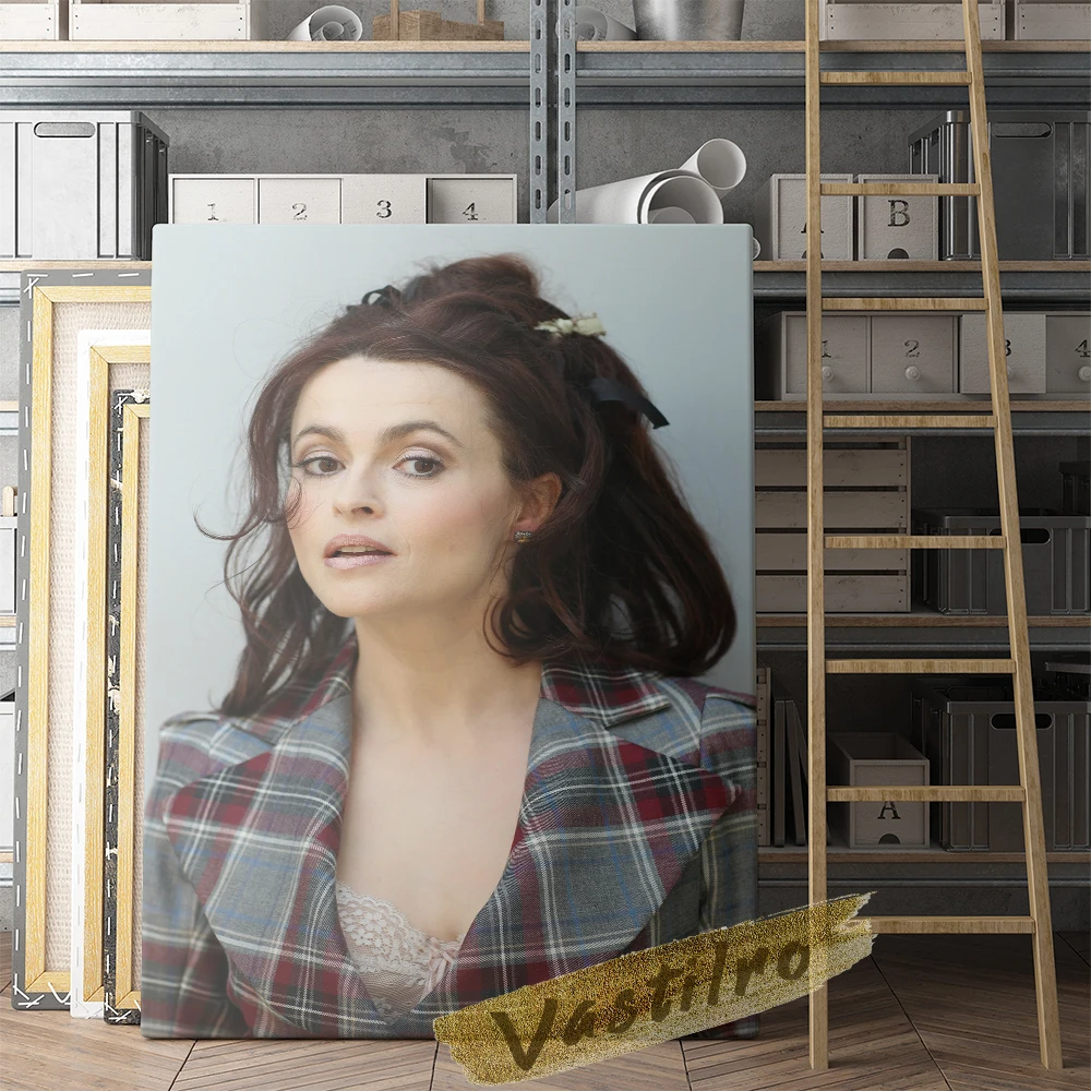 Постер Helena Bonham Carter Красота Искусство на стене Красивая женщина Актер Портрет Печатные изображения.