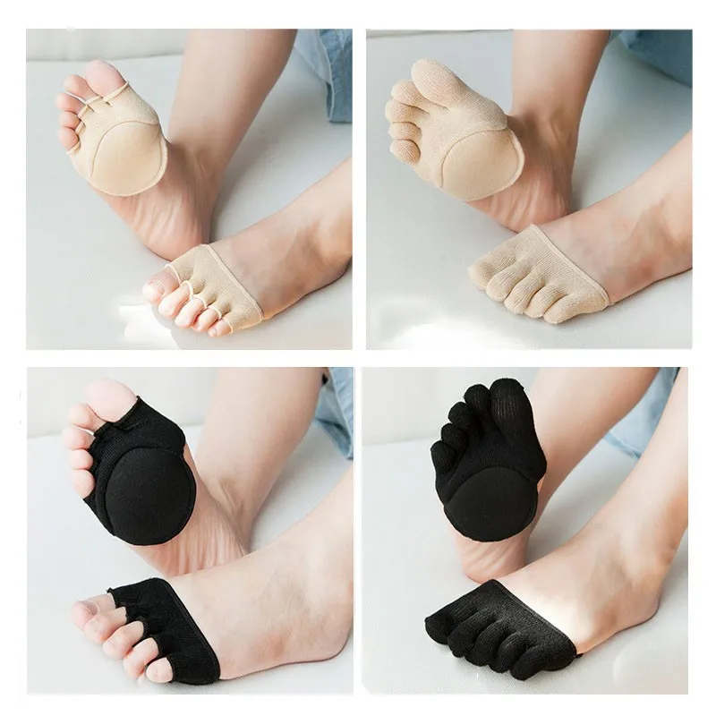 1 пара хлопок Половина Стельки колодки по уходу за ногами стельки стопы боли