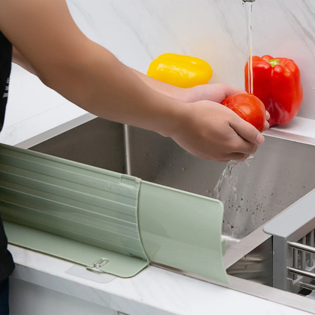 Натяжная раковина брызгозащищенная Стопорная пластина Защита от брызг воды для