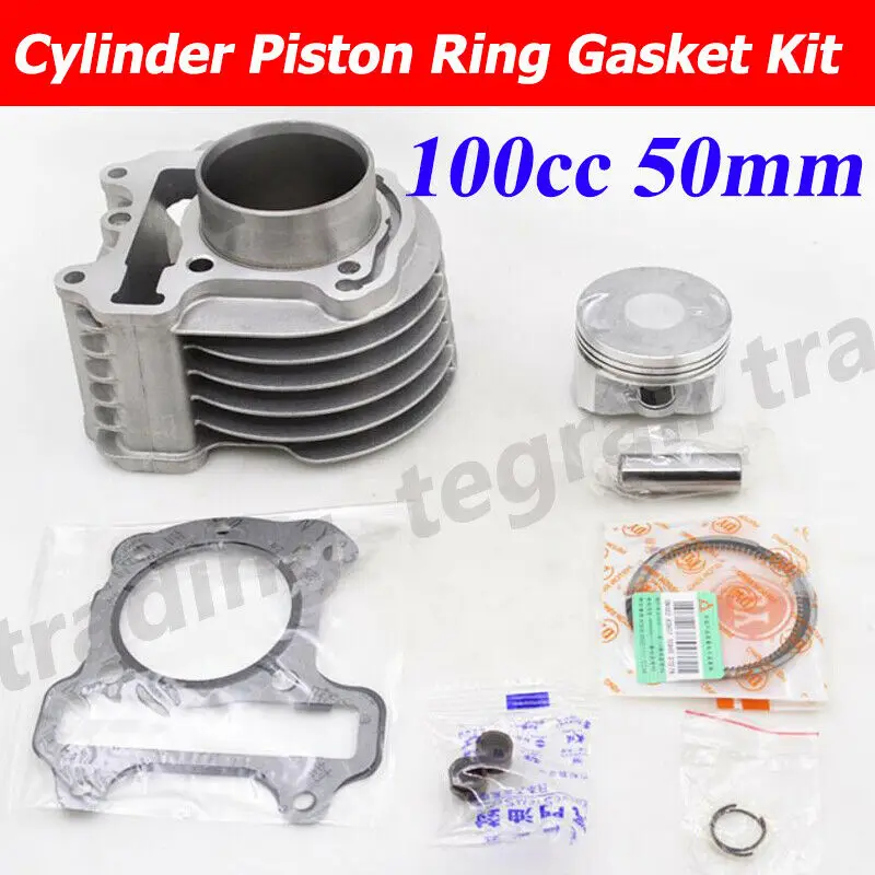 

Motorcycle Cylinder Rebuilt Kit Piston Ring Gasket for Honda SCV 100 LEAD SCV100 2002-2010 Engine Parts