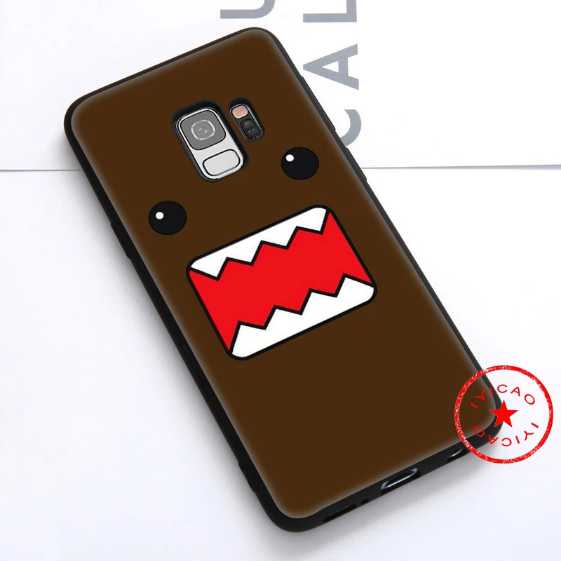 IYICAO простой Domo Kun мягкий чехол для samsung Galaxy S10e S10 S9 S8 Note 8 9 10 Plus S6 S7 Edge TPU |