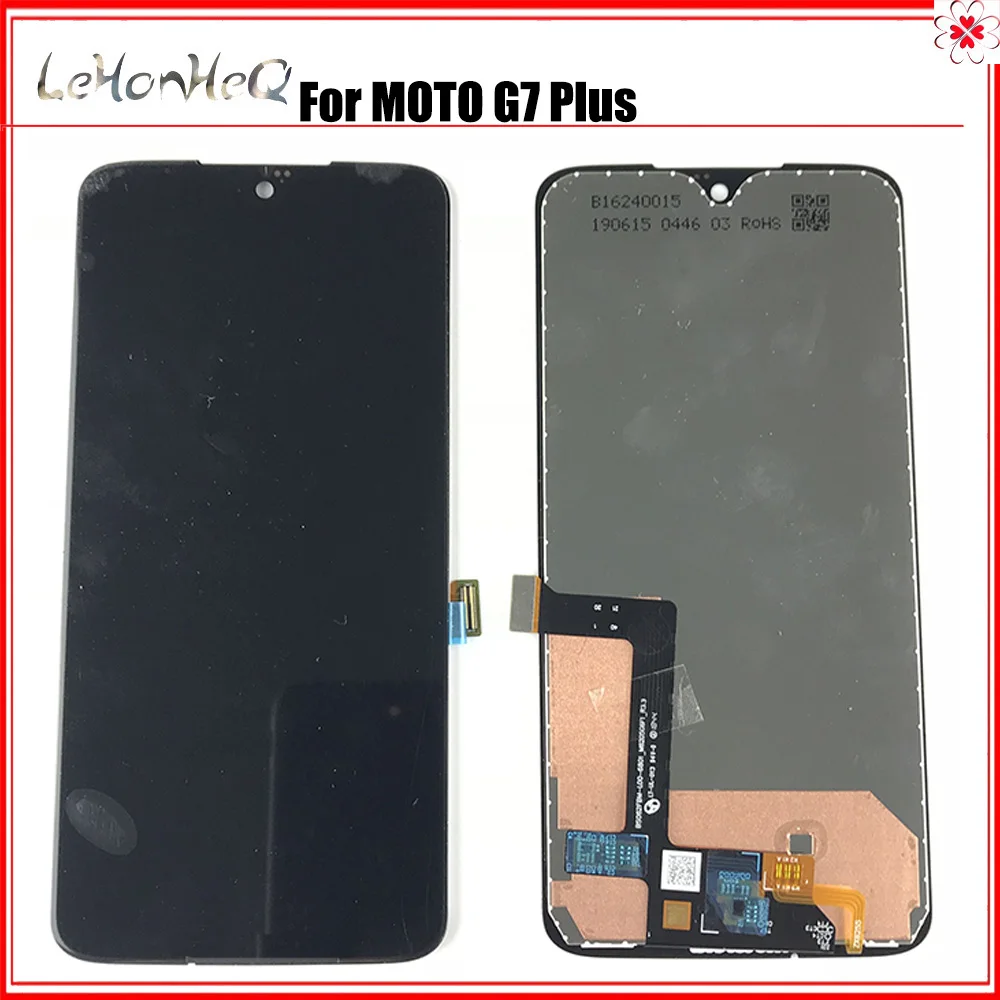 

Высокое качество, ЖК-дисплей для Motorola Moto G7 Plus, ЖК-дисплей, сенсорный экран, дигитайзер, сборка для Moto G7 Plus, экран