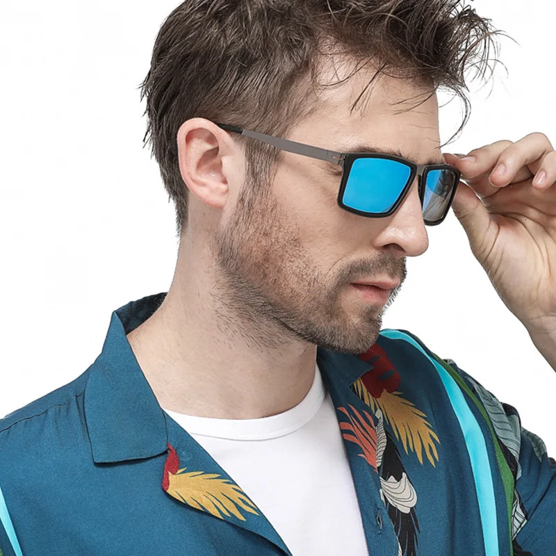 Солнцезащитные очки SHARK SAIL ультралегкие поляризационные в квадратном стиле для