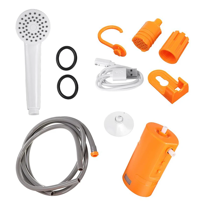 

Camping Shower Portable Car Caravan Outdoor Car Washer High Pressure Power Shower Electric Water Pump Travel Pet Shower Kit