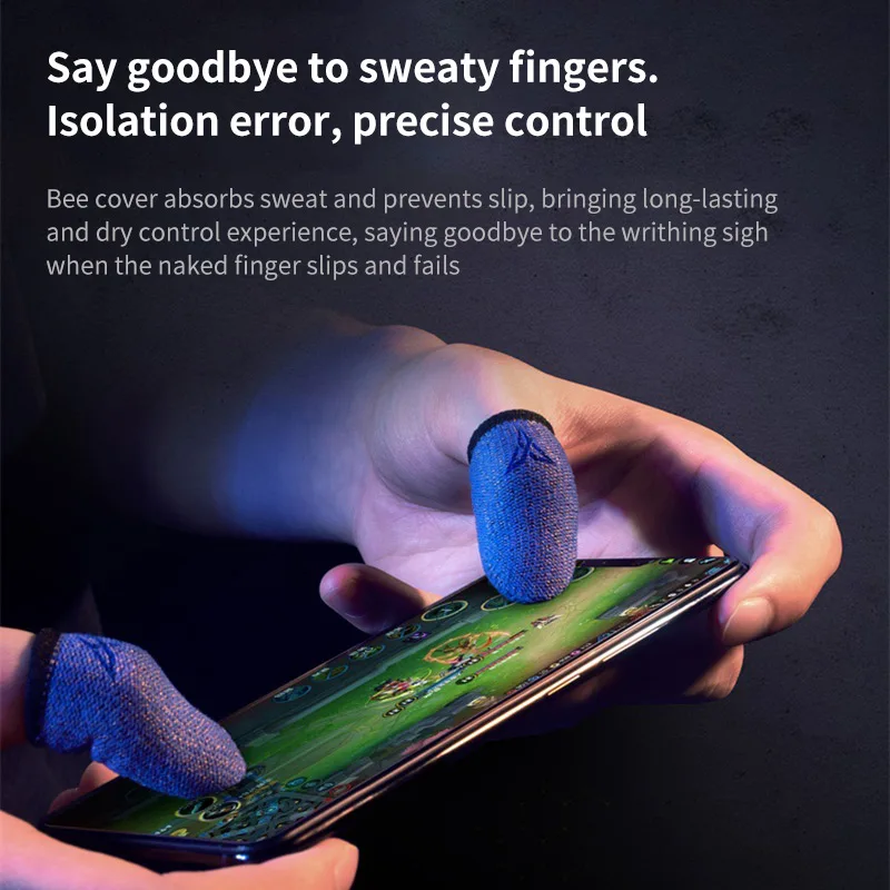 1 пара/2 шт перчатки для игр пальцев сенсорных экранов телефонов PUBG игры