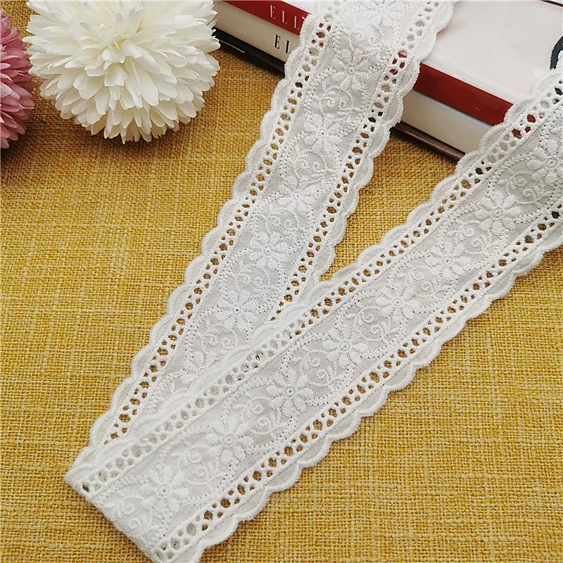 

5 Yards/bag, Bilateral Wavy Cotton Embroidery Lace, Exquisite Auxiliary Materials DIY Lace 4.5cm