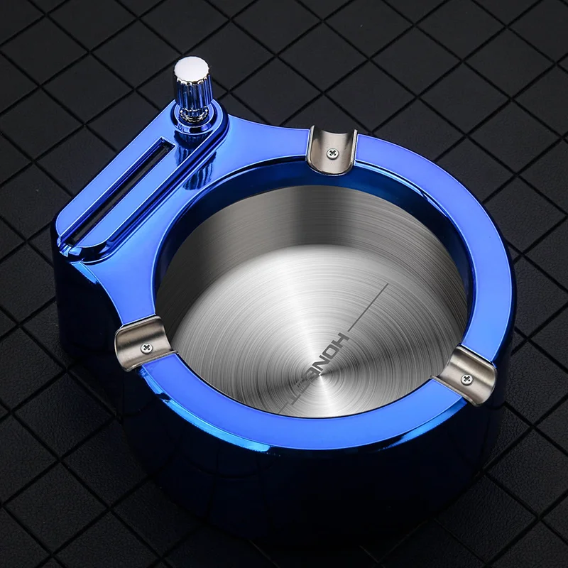 

Creative Magnesium Match Ashtray Metal Hold 3 Pcs Smoking Supplies Office Accessories Gift for Him(Kerosene Is Not Included)