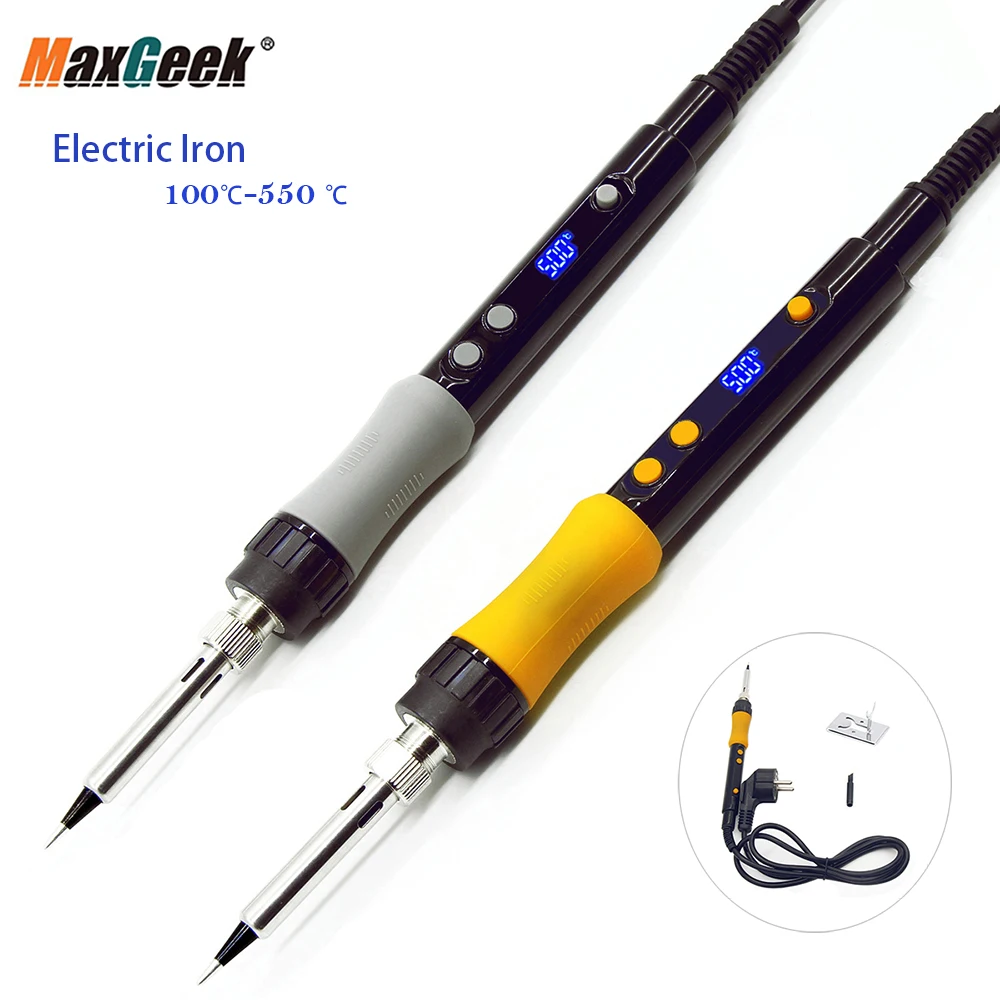 

SQ-A110 набор электрического паяльника 110 Вт регулируемый 100-500 ℃ цифровой дисплей с постоянной температурой