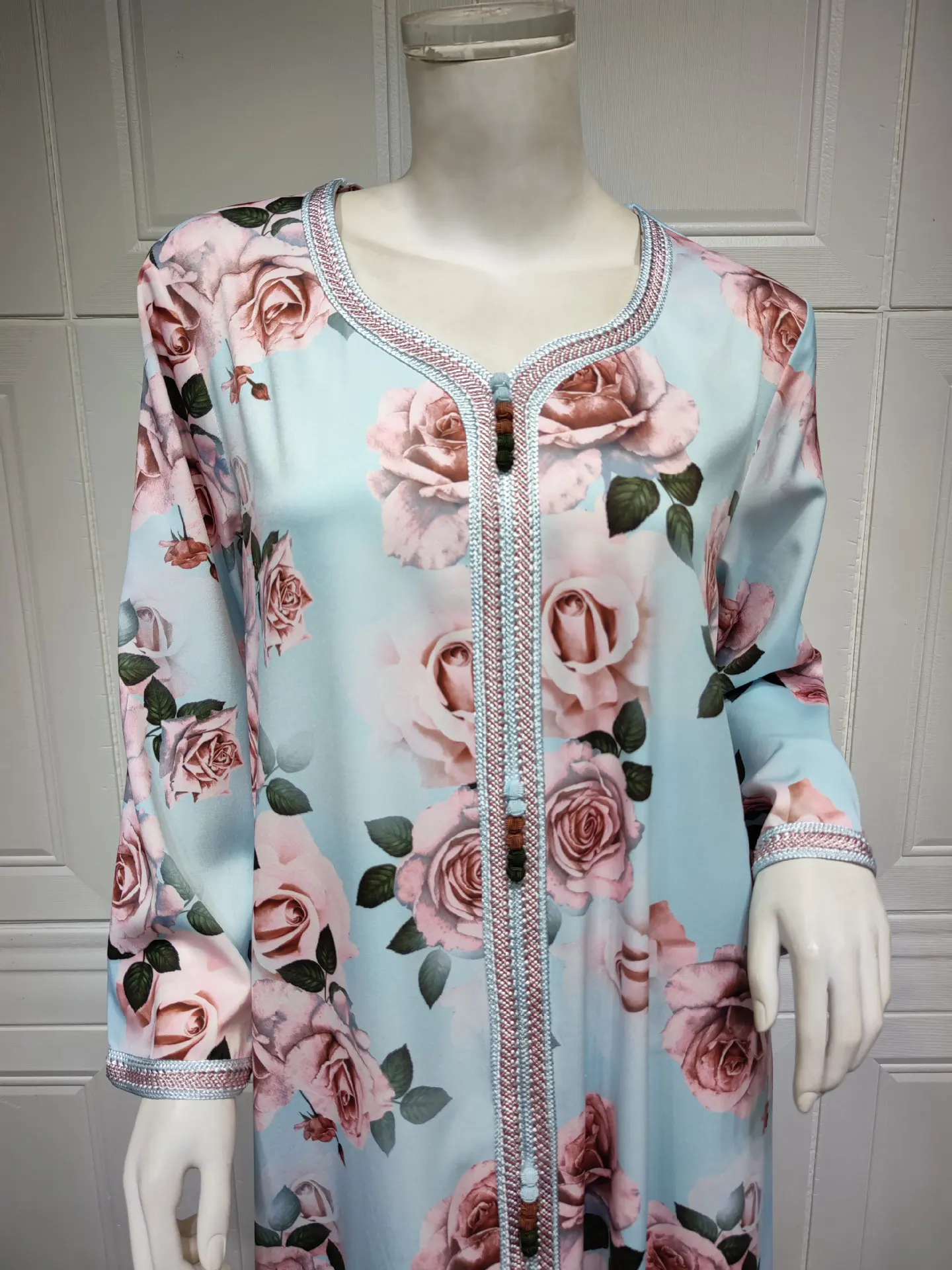 Abaya для женщин Дубай турецкий Бангладеш платья с длинным рукавом мусульманская