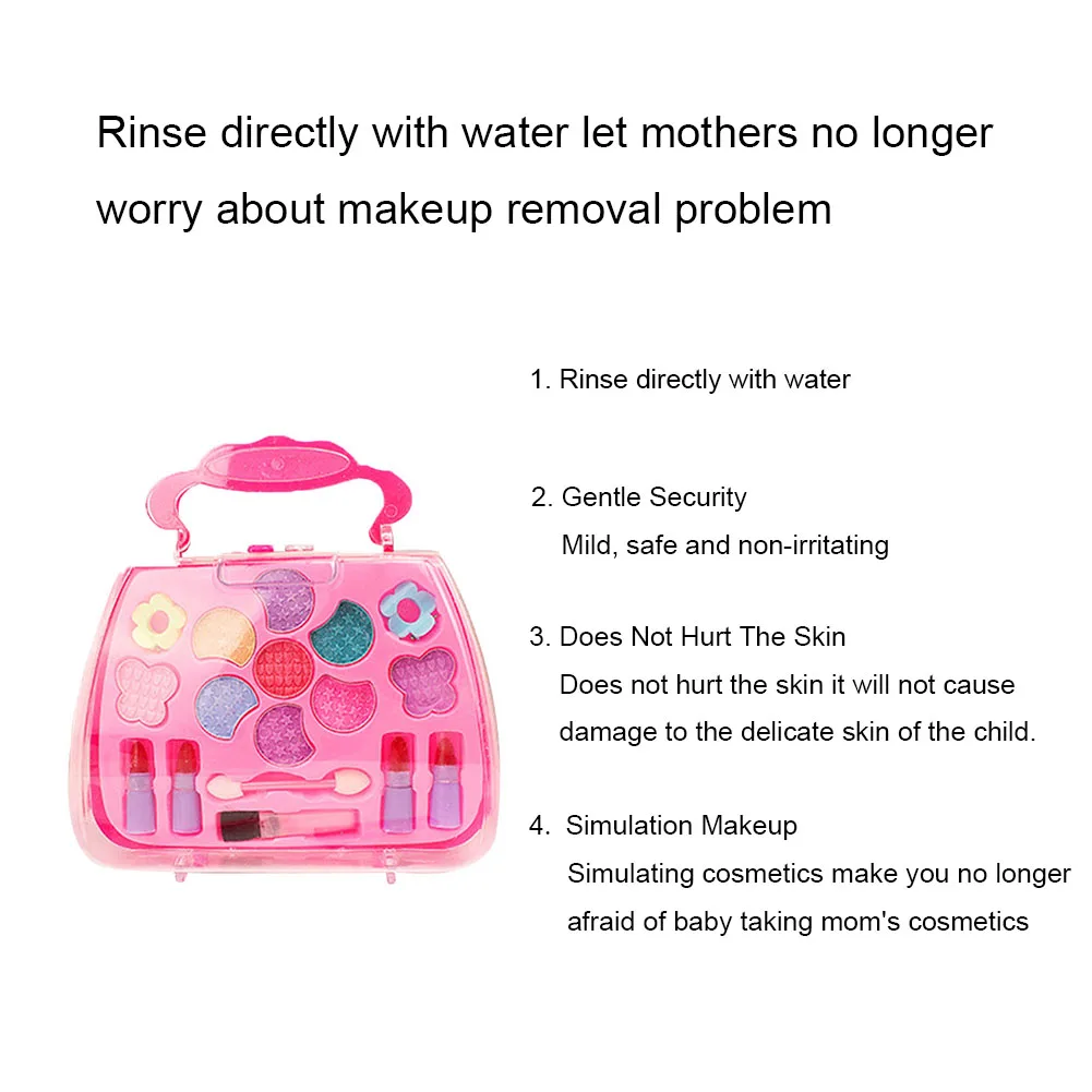 

Kids Simulation MakeUp Toy Set Baby Cosmetics Kit Toys Pretend Play Make Up Beauty Toys Gift Accessory For Children Girls Gifts
